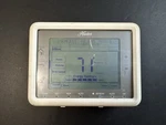 Hunter Programmable Max Universal 7 Day Thermostat Model 44905 Used. Price: $59.99.
