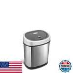 Ninestars DZT-12-9 Automatic Touchless Motion Sensor Oval Trash Can 3.2 Gal New. Price: $60.55.