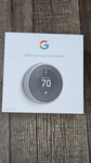 Google Nest 3RD Gen Smart Learning Thermostat - Stainless Steel (T3007ES) Open. Price: $117.76.