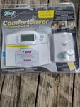 Open Box Hunter 44668 Comfort Saver 7-DAY Room Control Thermostat. Price: $29.99.