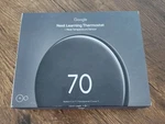 Google Nest Thermostat - Smart + Temp Sensor Polished Obsidian New. Price: $187.99.