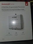 Honeywell Home CT31A Non-programmable Thermostat White 24V Heat/cool/off New. Price: $18.99.