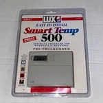 Lux TX500 Smart Temp Programmable Thermostat Heat/cool Gas Oil Electric New Open. Price: $39.99.