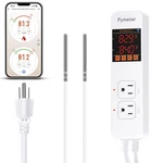 Wifi Dual Probes Temperature Controller Heating Mat Thermostat Two Outlets Pl... New. Price: $55.28.