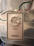 Broan Line Voltage Wall Thermostat - Used But Working. Price: $25.00.