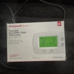 Honeywell Home Focuspro 5000 Digital Thermostat TH5220D1029, Push Button, 24V New. Price: $99.99.