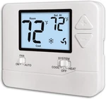 Non Programmable Single-stage 1 Heat Cool Simple Digital New. Price: $37.80.