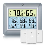 New Urageuxy Weather Station Wireless Indoor Outdoor Thermometer With 3 Sensors. Price: $37.03.