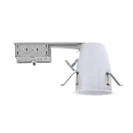 4 In. Aluminum Led Recessed Remodel Housing, Ic-rated Airtight Ideal New. Price: $17.94.