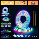 Sezo Rgb Cob Led Strip Addressable 24FT 24V Indoor Diy White Pcb New. Price: $64.99.