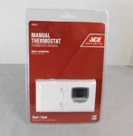 Ace Manual Thermostat 4164737 Heating Cooling 24 Volt Non Programmable New. Price: $14.95.