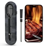 Unique Wireless Meat Thermometer, Accurate Temperature Detection Blackgrey Open. Price: $26.59.