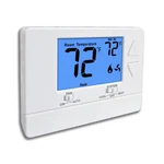 Thermostat Nonprogrammable Digital HEAT/1 Cool Single-stage Systems Blue Open. Price: $25.25.