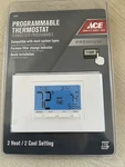New Ace Thermostat Programmable Heating/cooling Universal Compatibility 42361. Price: $17.90.