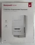 Honeywell Home CT50K Non-programmable Thermostat Heating Only Function White Open. Price: $22.99.