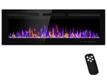 Betelnut 50" Electric Fireplace Wall Mounted And Recessed With Remote Control... New. Price: $366.08.
