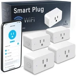 4 Pack Smart Plugs, Wifi Outlets Work With Alexa&google ASSISTANT,15A/1800W M... New. Price: $35.76.
