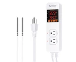Pymeter PY-20TT Smart Temperature Controller Dual Outlet Thermostat New Open Box. Price: $30.60.