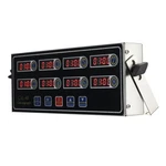 8 Channel Digital Kitchen Timer - Commercial Stainless Steel Calculagraph Wit... New. Price: $41.36.