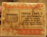 Tradeline Honeywell T852A Electric Clock Thermostat 1347 New Rare Nos. Price: $91.09.