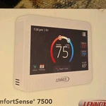 Lennox Comfortsense 7500 Programmable Commercial Thermostat 24K41 47W37 Sensor New. Price: $200.00.