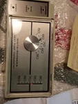 White-rodgers 1F58-72 Heat Pump Thermostat Non-programmable Dial Switch Beige New. Price: $39.99.