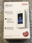 Warmup Portrait Smart Touch Screen Programmable Thermostat 4IE-V03-WH-01 Open. Price: $199.00.