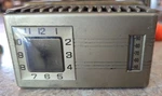Vintage Art Deco Honeywell Thermostat With Clock-untested Used. Price: $30.00.