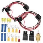 Electric Fan Relay Kit Radiator Sensor Switch Thermostat Cooling New. Price: $29.50.