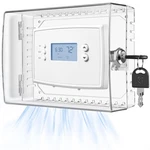 Trj Thermostat Lock Box With Key, Cover Large, Gray New. Price: $14.76.