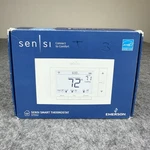 Emerson Sensi *flaw* Smart Programmable Thermostat White (ST55U) Tested Working Used. Price: $17.17.