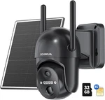 Sehmua 4G Lte Cellular Solar Security Camera Wireless Outdoor No Wifi - Black Open. Price: $49.16.