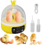 Tissting 4 Eggs Mini Incubator With Transparent LID,7W Automatic Temperature Hum New. Price: $41.18.