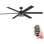 Honeywell Kaliza Ceiling Fan, Color Changing Led And Remote Control, 60", Black New. Price: $249.99.