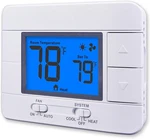 Non Programmable Thermostat For Home 1 Heat/ Cool Single-stage System, With New. Price: $35.85.