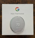 Google Nest Smart Thermostat Fog GA02083-US Brand New (factory Sealed). Price: $56.00.