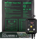 Bn-link Seedling Mat 20" X 20.75" With Heating Thermostat Outlet Controller New. Price: $42.99.