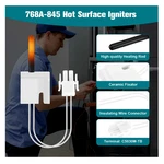 Upgraded 768A-845 Furnace Hot Surface Ignitor Replacement Compatible With Emerso New. Price: $29.16.
