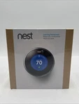 Google Nest 1ST Generation Learning Silver Programmable Thermostat New. Price: $79.95.