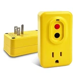 Gfci Adapter, 15 Amp Grounded 3-PRONG Single Outlet For Indoor Use With Manua... New. Price: $26.34.