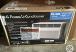 Lg 10,000 Btu 115V Window Air Conditioner Cools 450 Sq. Ft. Wi-fi, Remote Cnrl New. Price: $349.99.