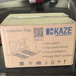 Kaze Appliances Ultra Silent Ventilation Fan SEP120 SEP150 Energy Star Open. Price: $89.99.