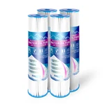 4 Big Blue Pleated Washable (5 Micron) Sediment Filters 20" Housing New. Price: $69.99.