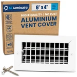 Aclaminaire 6X4 Duct Opening Register Vent Cover Adjustable Aluminum Hvac Grille New. Price: $35.40.