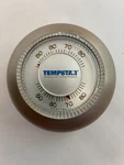Vintage Tempstar T87F 3699 Wall Heating & Cooling Thermostat Gold Round Used. Price: $24.99.