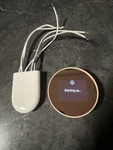 Google Nest Thermostat Tan/white, Programmable, Wi-fi, Mounting Hardware. Used. Price: $35.00.