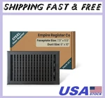 Empire Register Co. 6" X 10" Premium Vent Covers For Home Floor Only, Metal New. Price: $60.99.