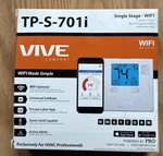 Vive Comfort TP-S-701I Heat Pump / Conventional Thermostat System New. Price: $39.99.