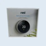Google Nest Learning Thermostat Polished Obsidian With 2 Temperature Sensors New. Price: $199.99.