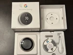 Google Neat Thermostat 3RD Generation - Stainless Steel Open. Price: $100.00.